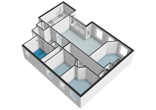 Floorplan - Gedempte Sloot 34, 1431 CR Aalsmeer